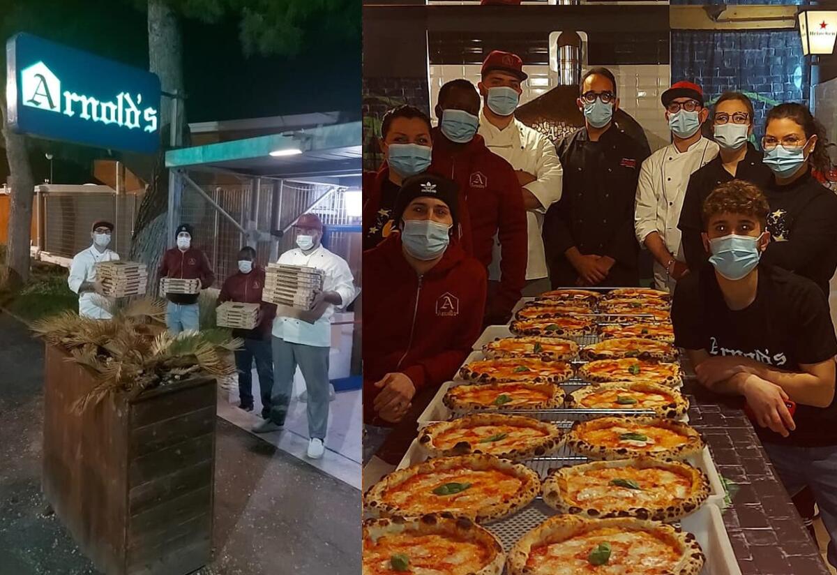 Arnold's Bracinoteca di Manfredonia dona un centinaio di pizze ad anziani e disabili - 