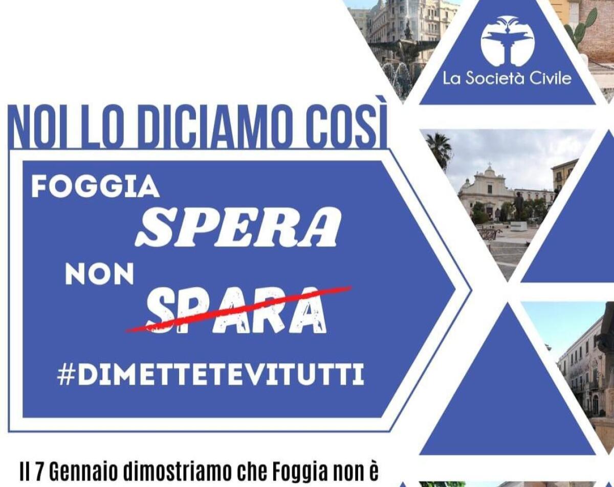 "Dimettetevi tutti! Domani tutti fuori al balcone con lenzuola e striscioni": La Società Civile chiede le dimissioni della Giunta - 