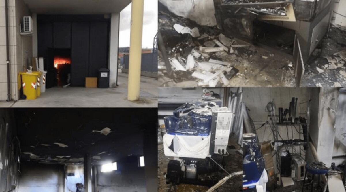 Foggia, incendio alle Officine Digitali. Lanciata una raccolta fondi: "Non molliamo ma le risorse inizano a mancare" - 