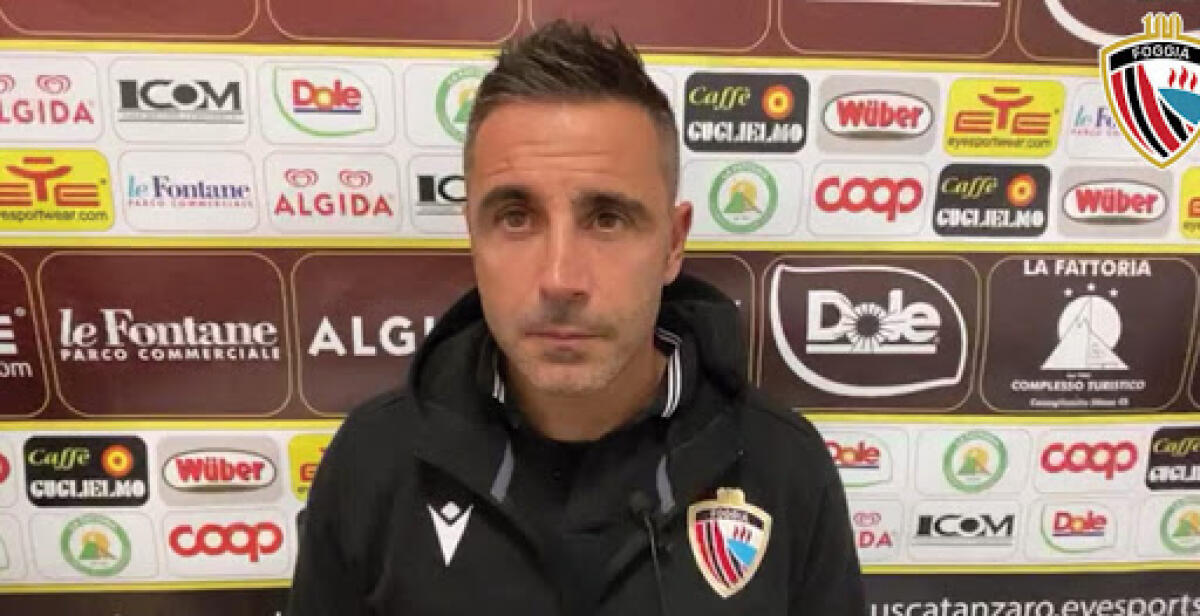 Foggia calcio, Marchionni: "Non dobbiamo accontentarci, Catanzaro grande squadra" - 