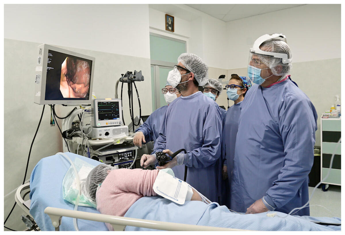 A Casa Sollievo primo intervento al Sud di Resezione Endoscopica a Tutto Spessore - 