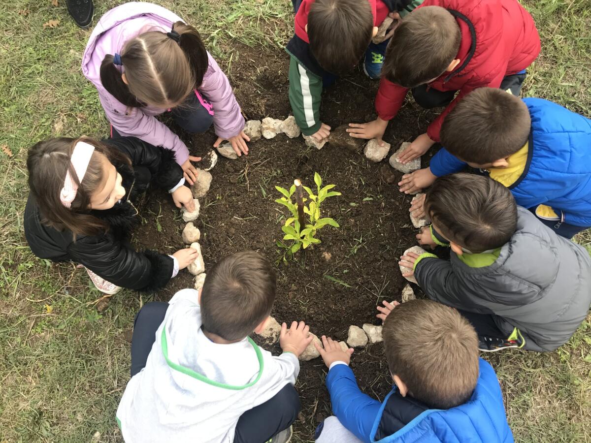 Manfredonia, pazienti psichiatrici insegnano ai bambini a rispettare l'ambiente - Foto scattata prima del Covid