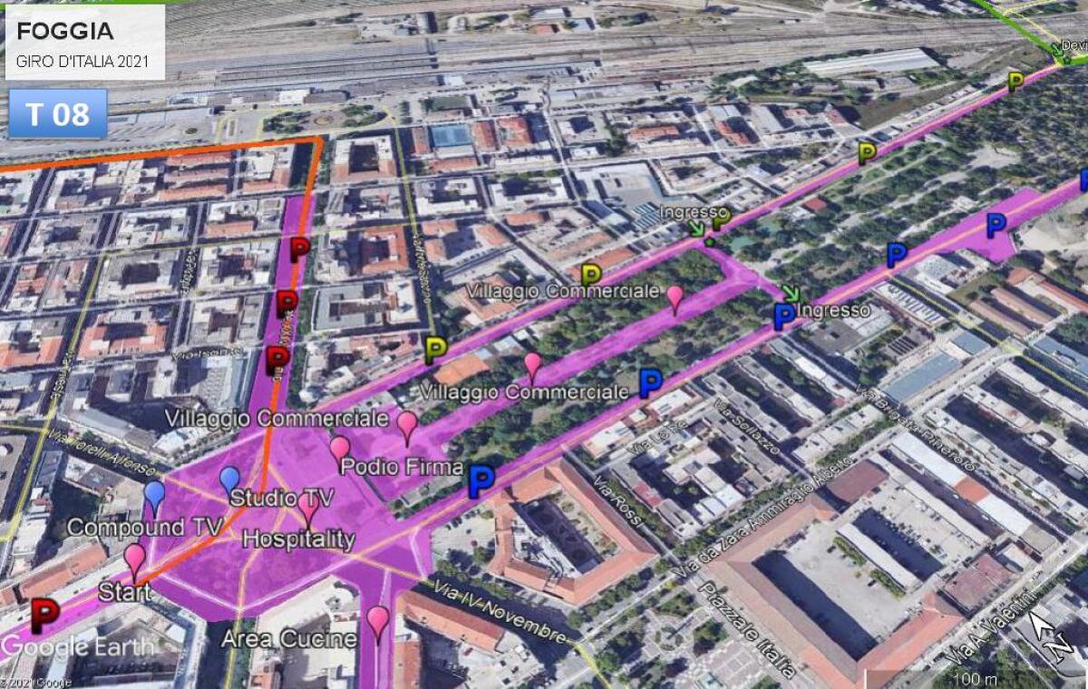 Giro d'Italia a Foggia: ecco le strade chiuse al traffico - 