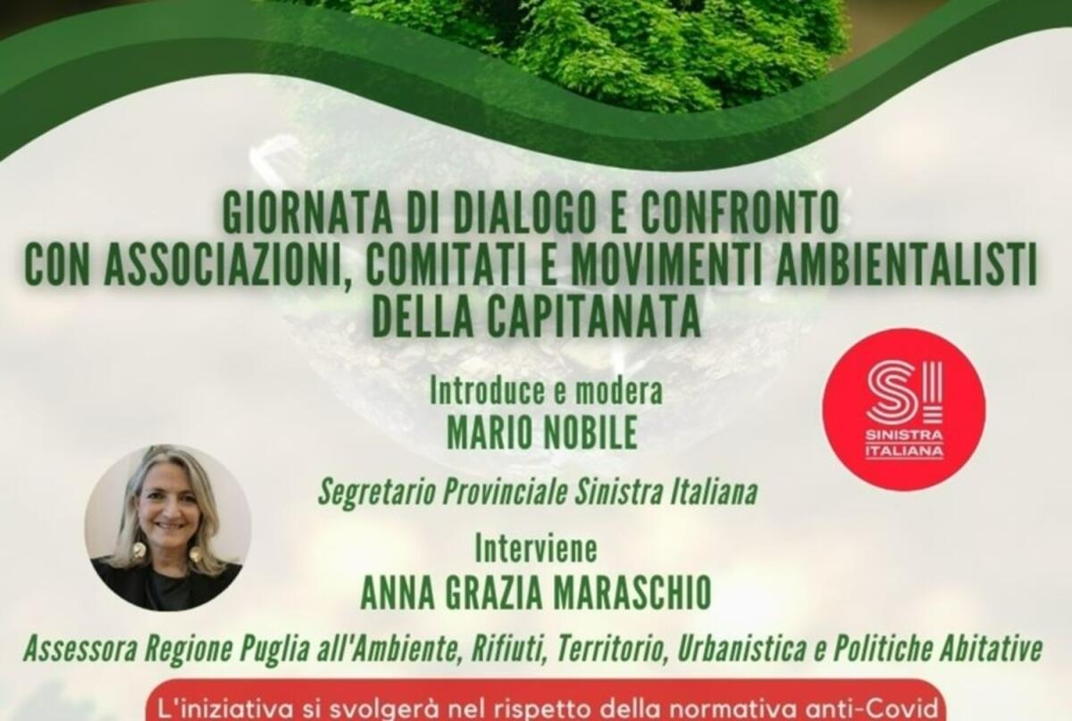A Foggia incontro pubblico con Anna Grazia Maraschio, Assessora ad Ambiente e Territorio della Regione Puglia - 