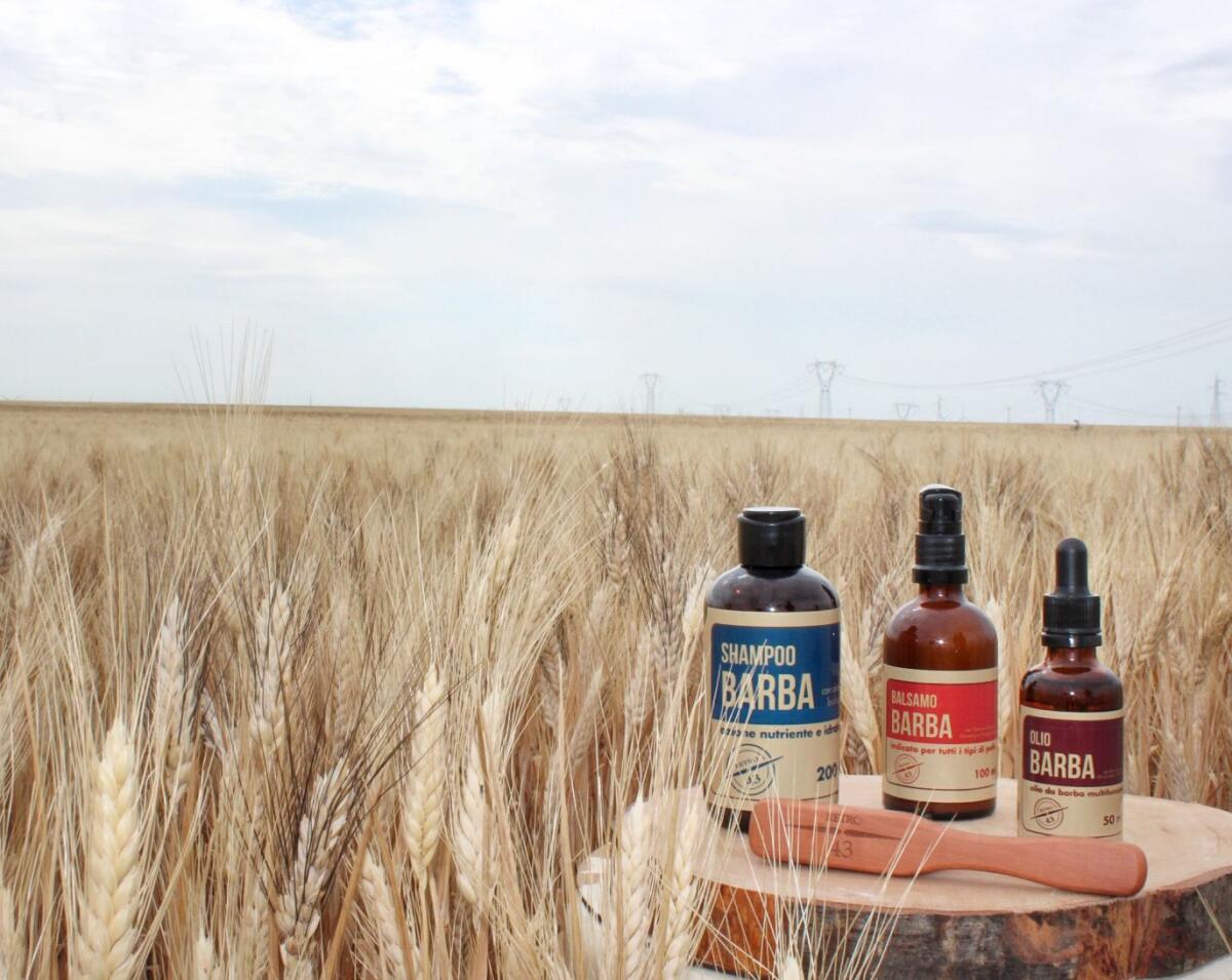 Linea Retro 43: a Foggia la cura della barba è di qualità con germe di grano della Capitanata, olio evo e mandorle - 