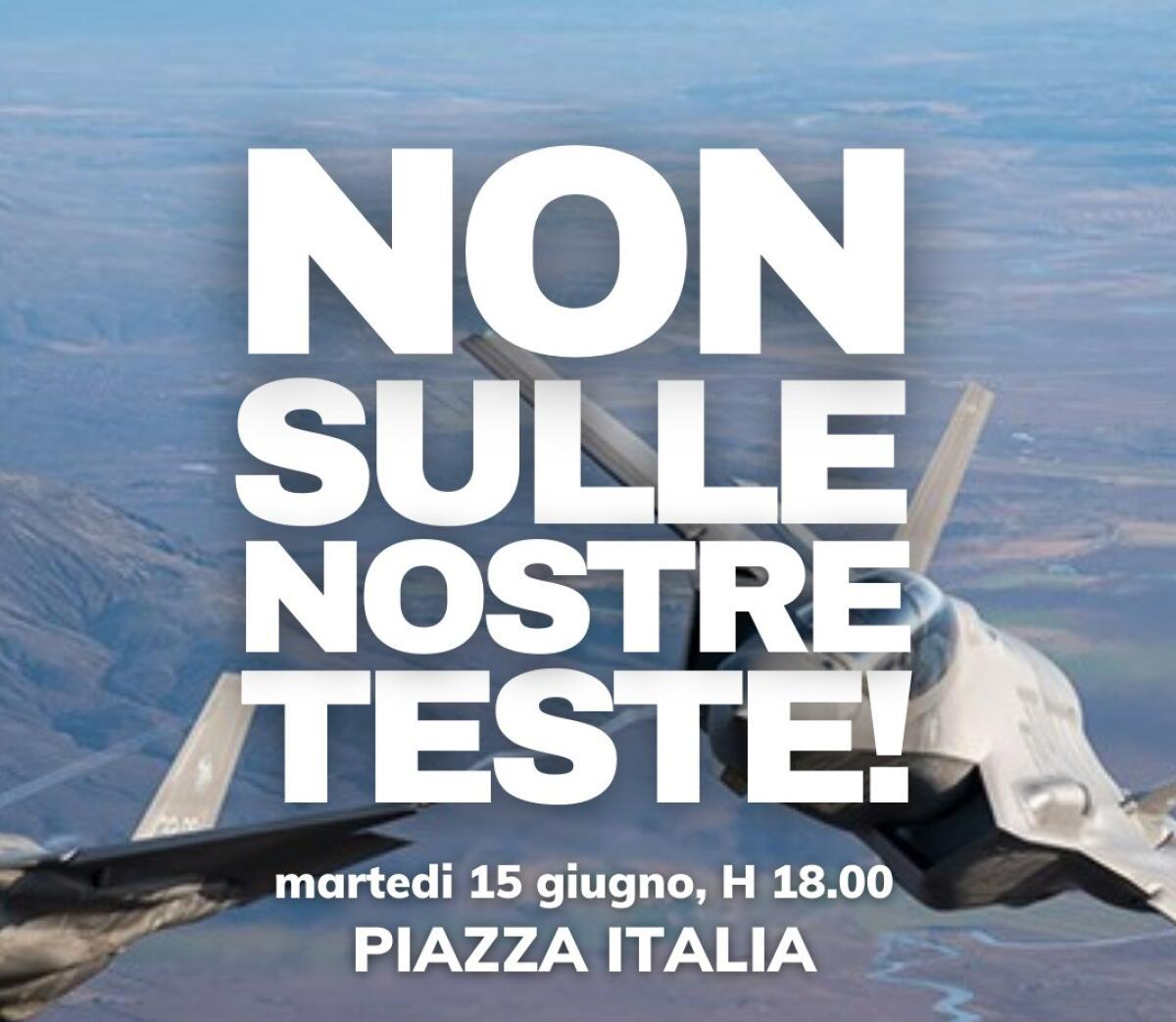 Foggia, "Non sulle nostre teste": mobilitazione contro le esercitazioni militari ad Amendola - 