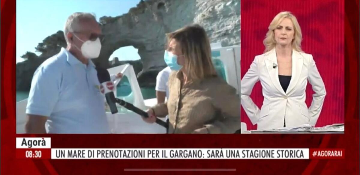 Vieste e il Gargano raccontati su Rai Tre in diretta da Agorà - 