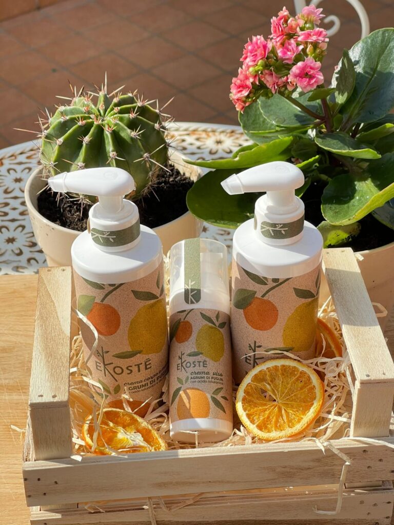 Ekostè, il brand made in Puglia che realizza cosmetici con gli agrumi del Gargano