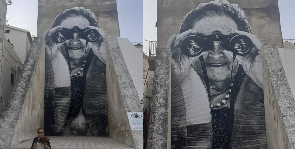 A Vieste l'ultimo murales di Alessandro Tricarico dedicato a Isa Cappabianca - Credits: Matteo Nuzziello