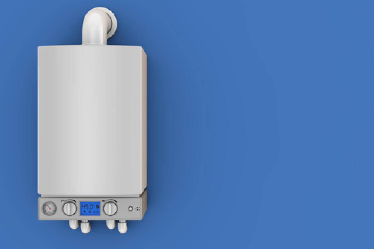 Problemi alla caldaia? Ecco come fare - a modern turbofan boiler with the 3D rendering