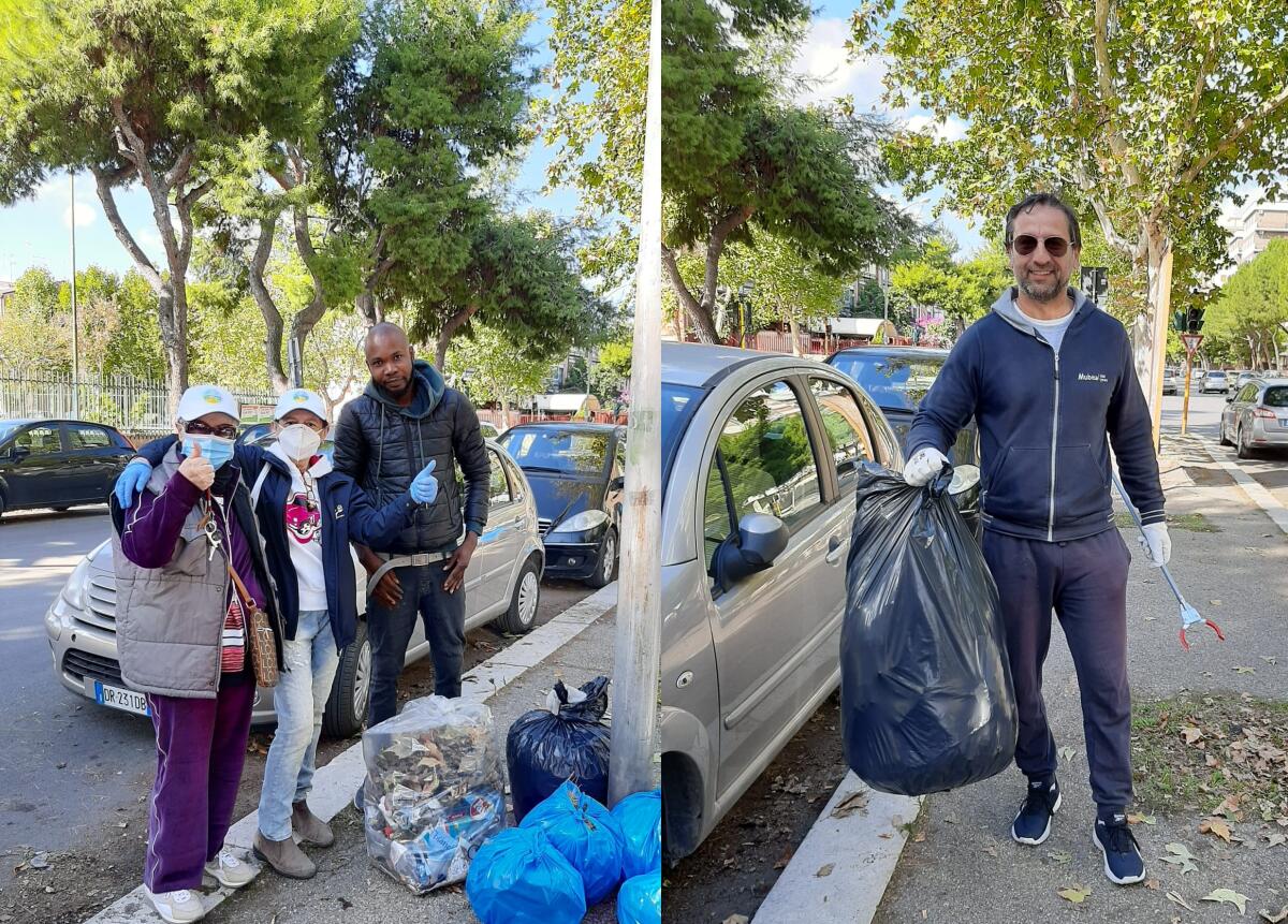 Foggia, domenica mattina dedicata alla pulizia di Viale Giotto - 