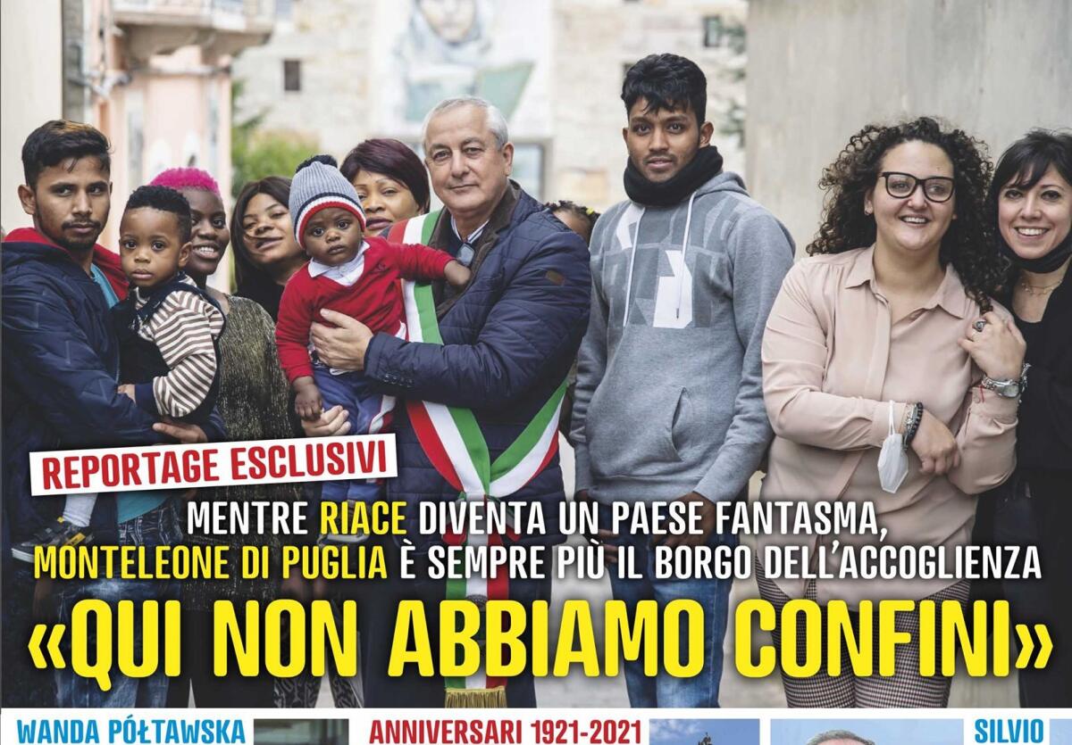 Monteleone di Puglia borgo dell’accoglienza nel reportage di Famiglia Cristiana: "Qui non abbiamo confini" - Credits: Famiglia Cristiana Facebook