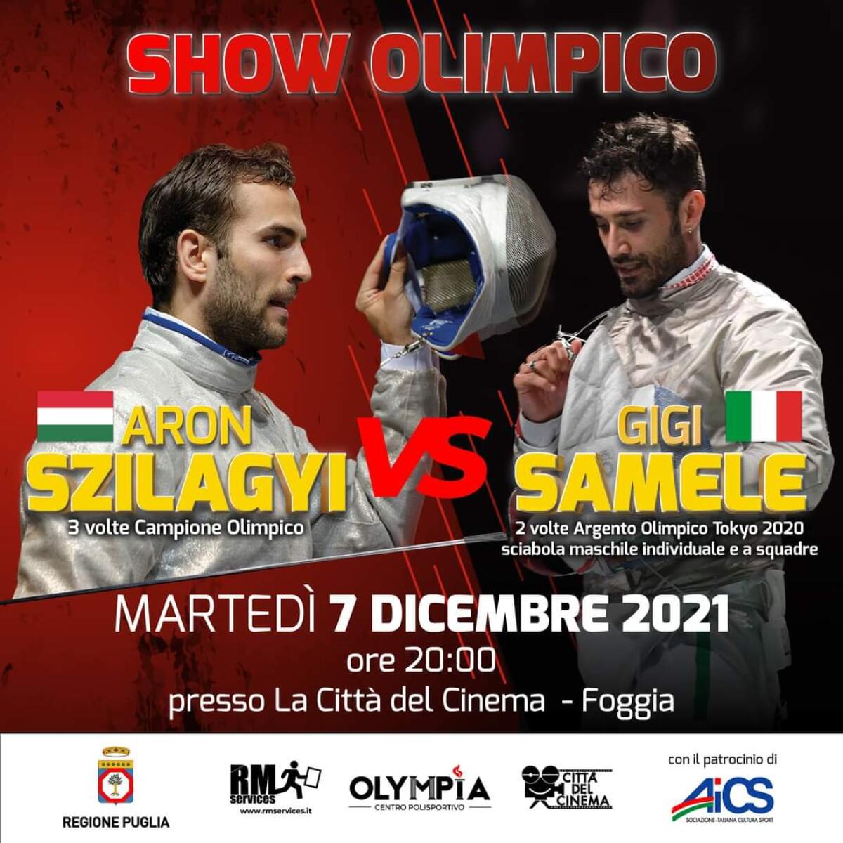 Foggia si prepara al suo Show Olimpico: alla Città del Cinema Szilagyi vs Samele - 