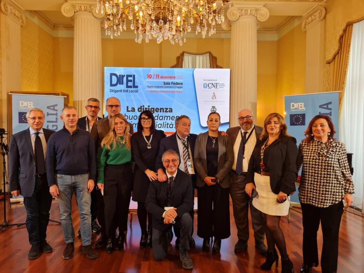 Terzo congresso Direl Puglia, rinnovato il Consiglio Direttivo Regionale - Direl Puglia