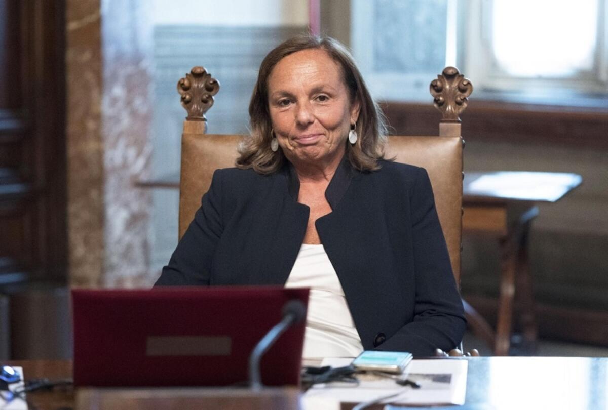 La Ministra degli Interni Luciana Lamorgese in visita all'Università di Foggia - 