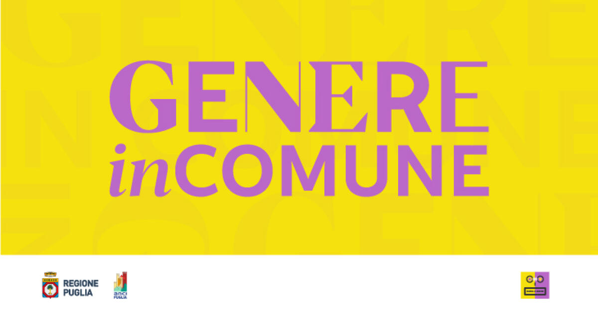 GenereinComune: Regione ed Anci insieme per la promozione della parità di genere - 