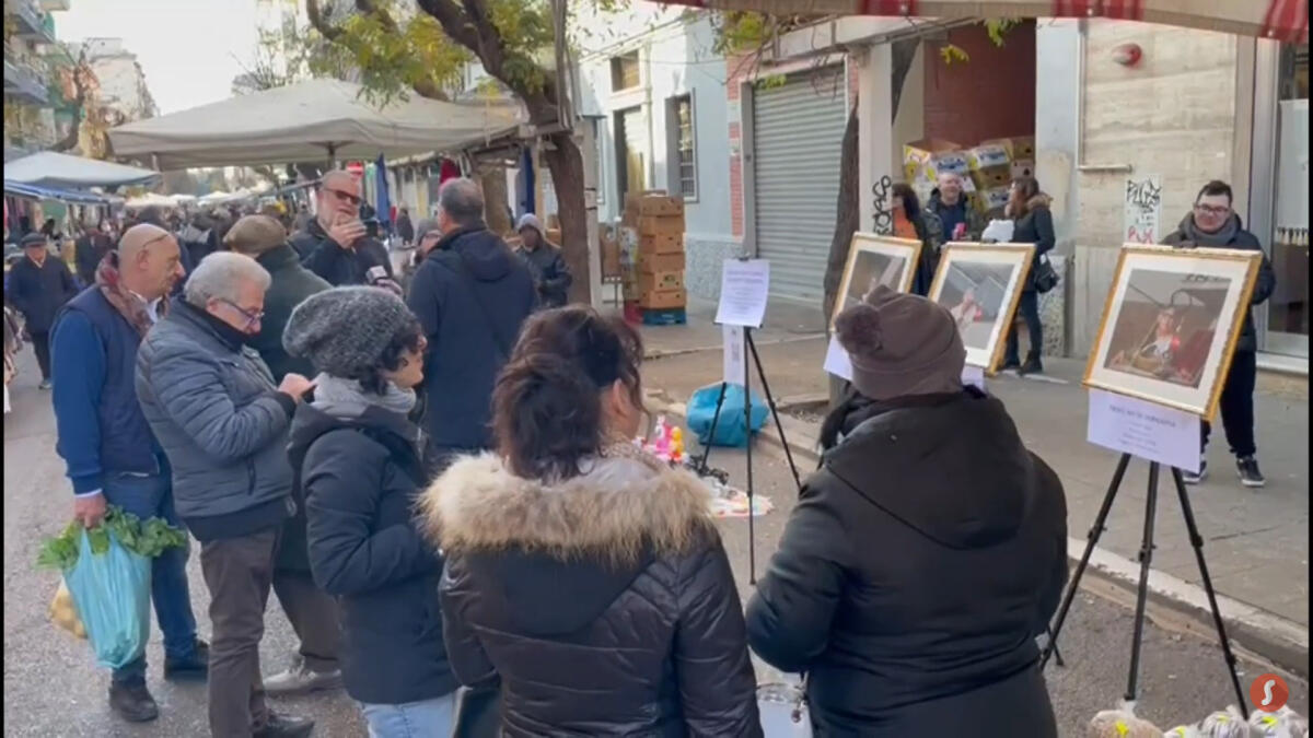 A Foggia alcuni ragazzi autistici sono i protagonisti delle opere esposte tra le bancarelle del mercato Rosati - 