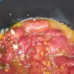 Calamari con i pomodori pelati Bioricci