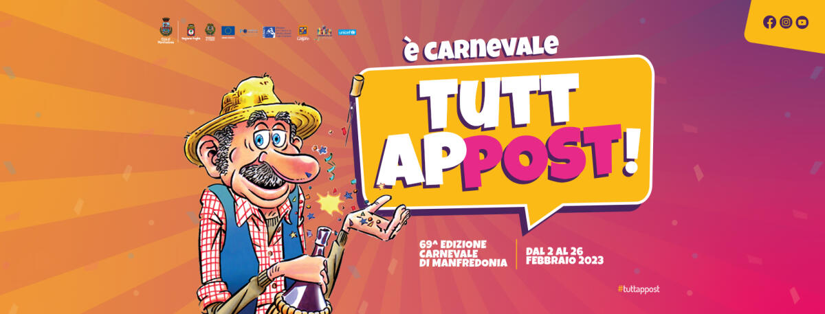 Le date e gli orari delle grandi parate mascherate del Carnevale di Manfredonia - 