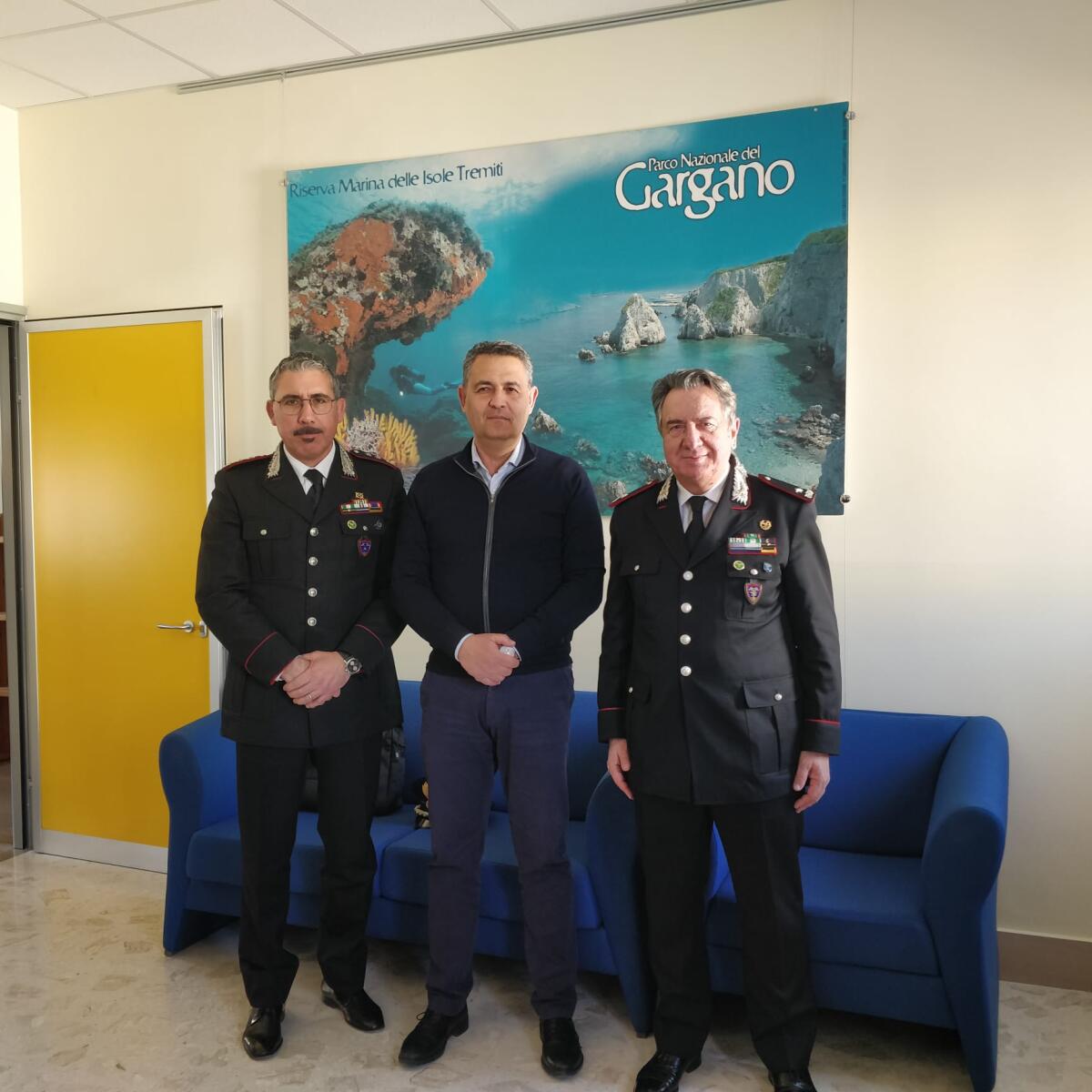 Piano operativo del Parco : il Presidente Pazienza incontra il Generale Mostacchi e il Tenente Colonnello Palomba - 