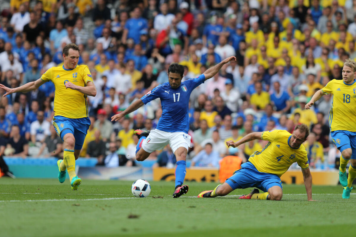 Gli 'oriundi' arruolati nella Nazionale Italiana negli ultimi 10 anni - TOULOSE- FRANCE,  JUNE 2016 : Eder score the gol and celebrates  during football match  of Euro 2016  in France between ITALY VS SWEDEN at the Stade Municipal on June 17, 2016 in Toulose