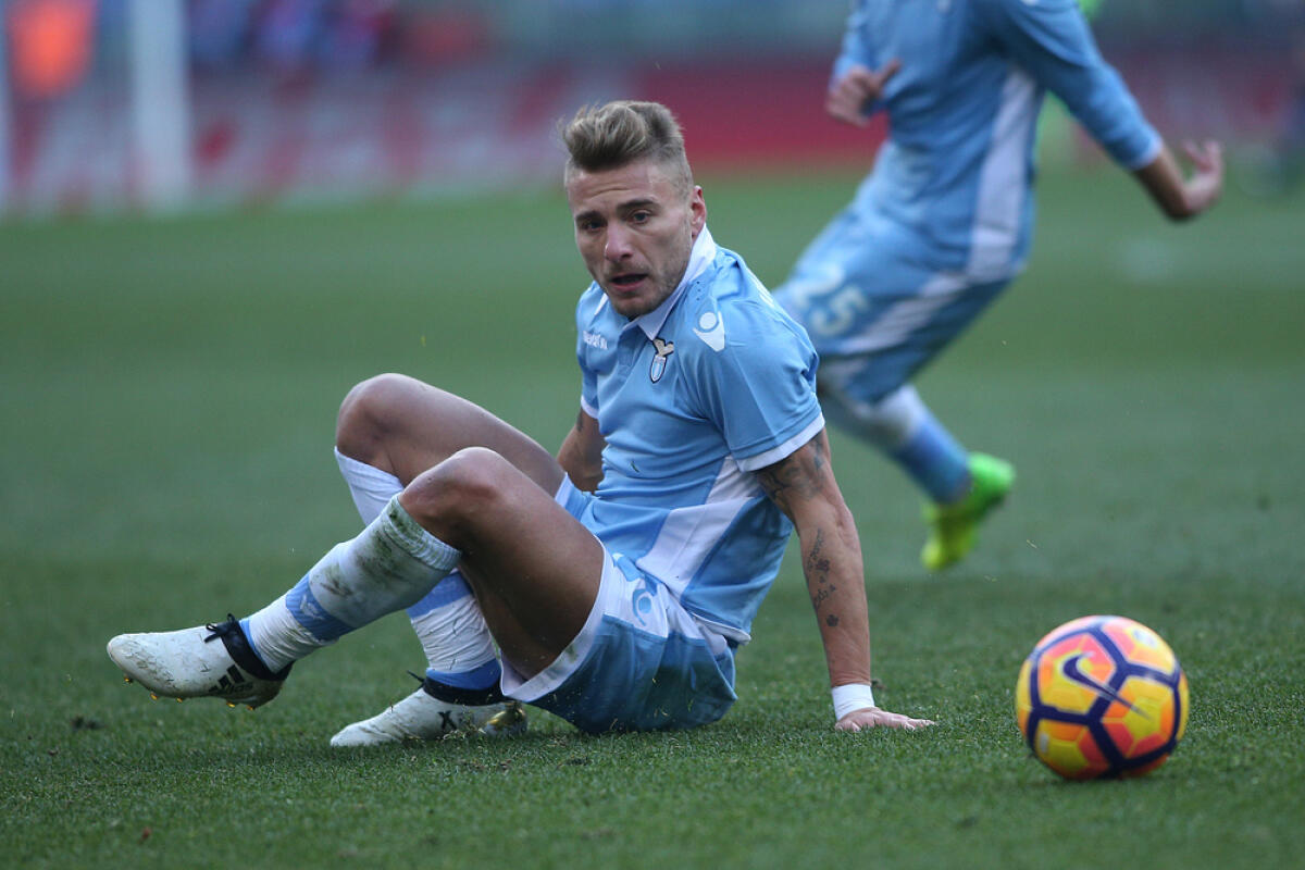 Lazio-Roma, Immobile recupera? Gli ultimi aggiornamenti - 08.01.2017. Stadio Olimpico, Rome, Italy. Serie A football. SS Lazio vs Crotone. Ciro Immobile in action during the match.