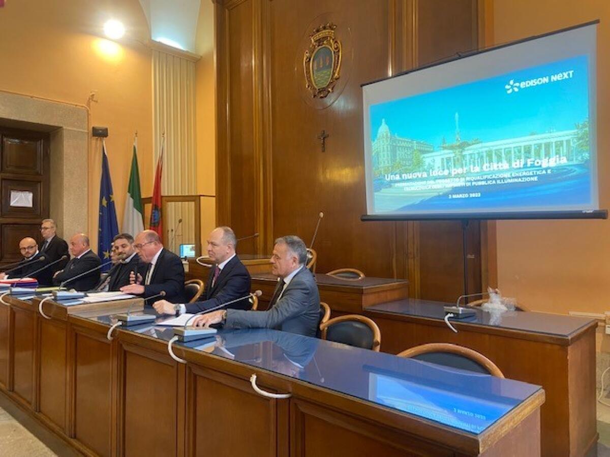Edison Next avvia la riqualificazione energetica dell'illuminazione pubblica di Foggia - 