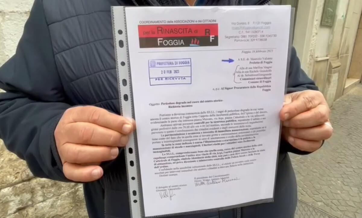 Pericoloso degrado del centro storico di Foggia, la denuncia delle associazioni - 