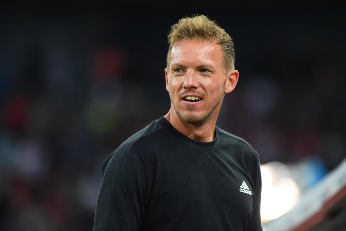 Calcio estero, salta la panchina di una big - KOELN, GERMANY - AUGUST 28 2022: Julian Nagelsmann. The football match of DFB-Pokal Viktoria Koeln vs FC Bayern Munich
