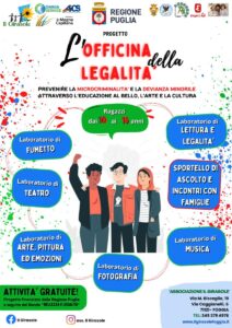 Il Girasole previene la microcriminalità e la devianza minorile con l’educazione al Bello e alla Cultura
