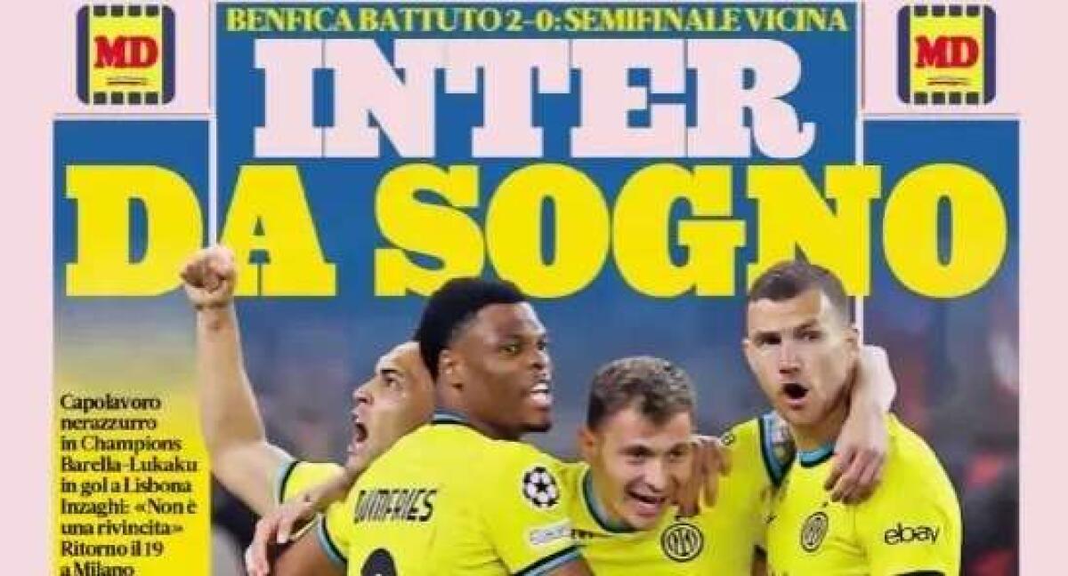 L'Inter sbanca Lisbona: le prime pagine dei quotidiani sportivi - 