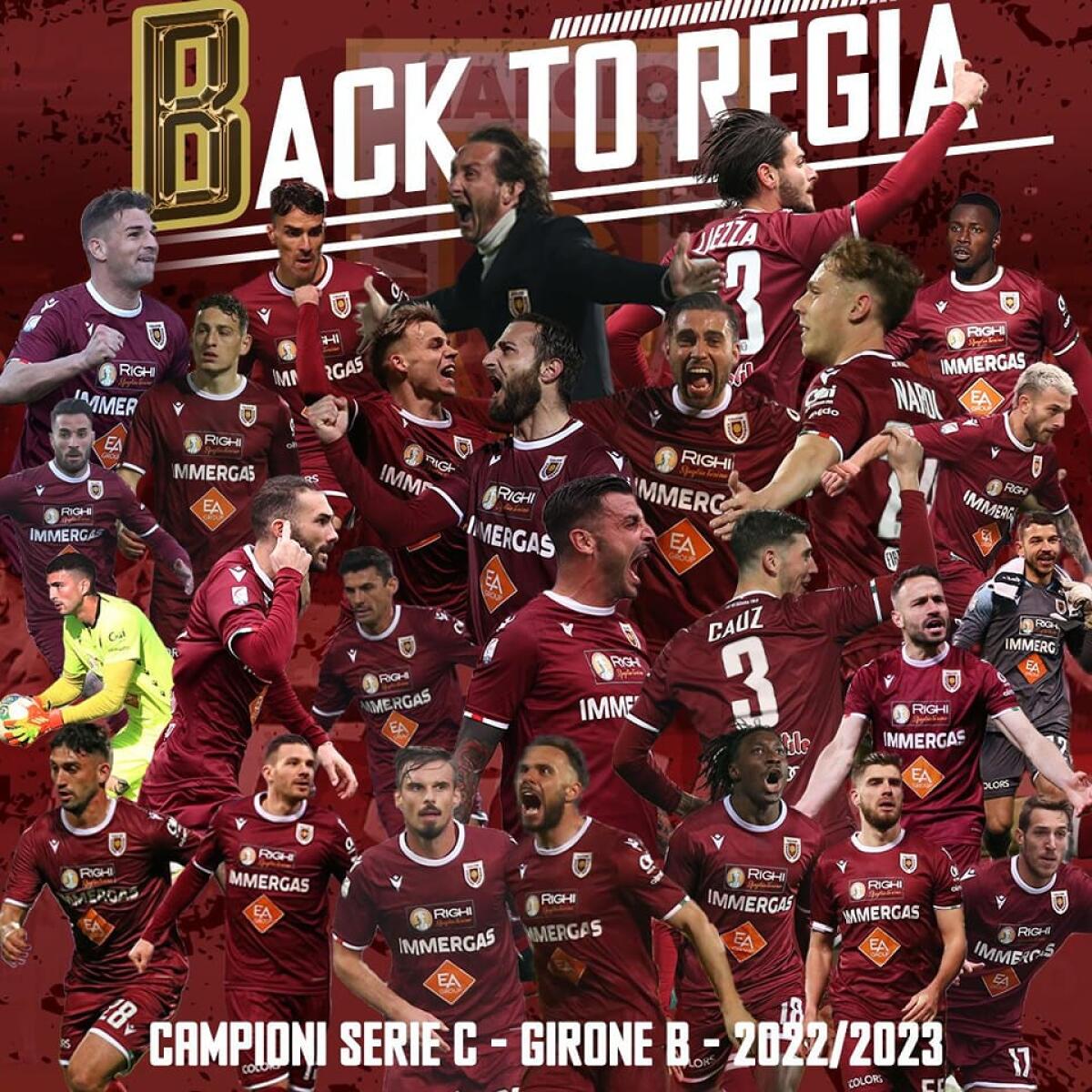 La Reggiana promossa in Serie B - 