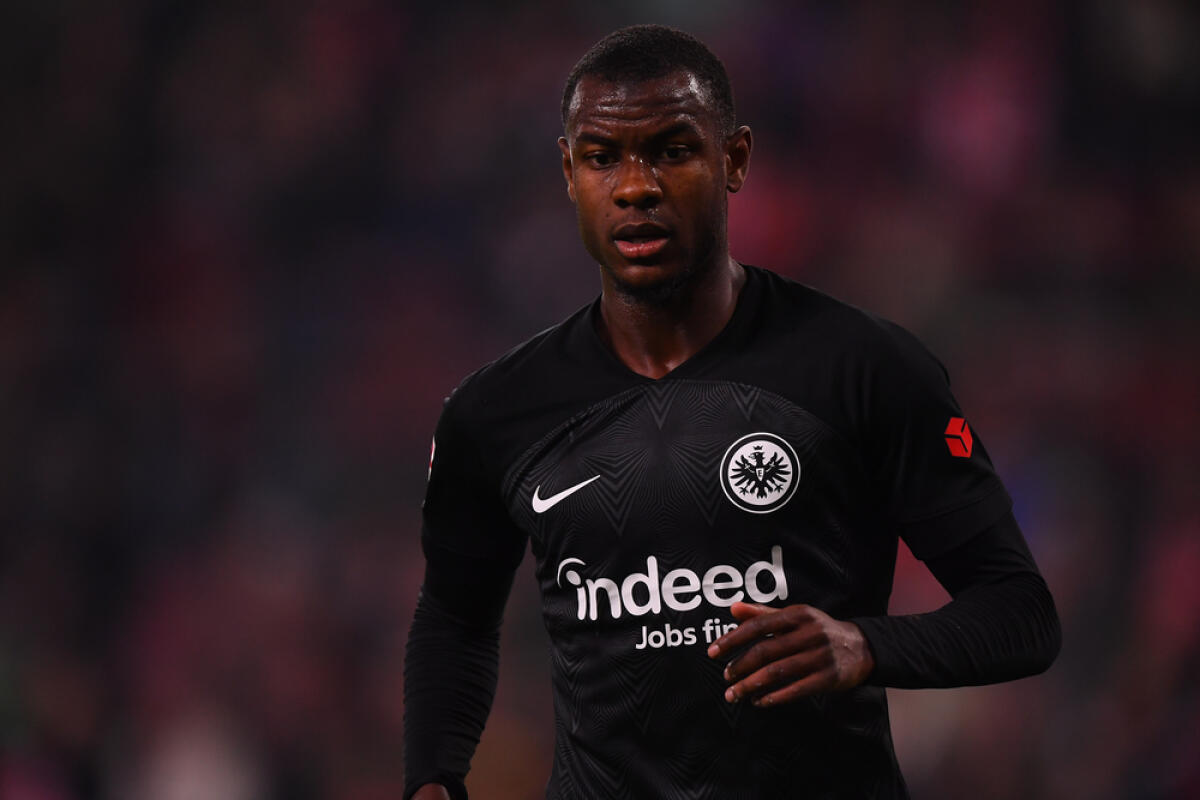 Inter, scelto il sostituto di Skriniar? - COLOGNE, GERMANY - 12.02.23: Evan Ndicka. The match of 1. Bundesliga 1. FC Koeln vs Eintracht Frankfurt at Rhein Energie Stadium