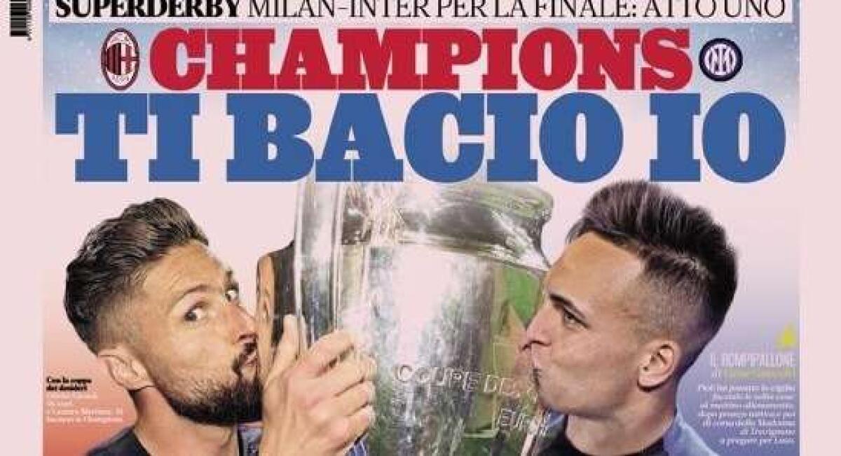 EuroDerby, le prime pagine dei quotidiani sportivi - 