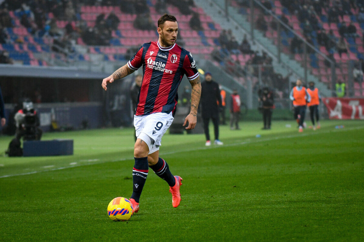 Bologna, futuro Arnautovic in bilico: due club sull'austriaco - Bologna's Marko Arnautovic portrait in action  during  italian soccer Serie A match Bologna FC vs Venezia FC at the Renato Dall'Ara stadium in Bologna, Italy, November 21, 2021 - Credit: Ettore Griffoni