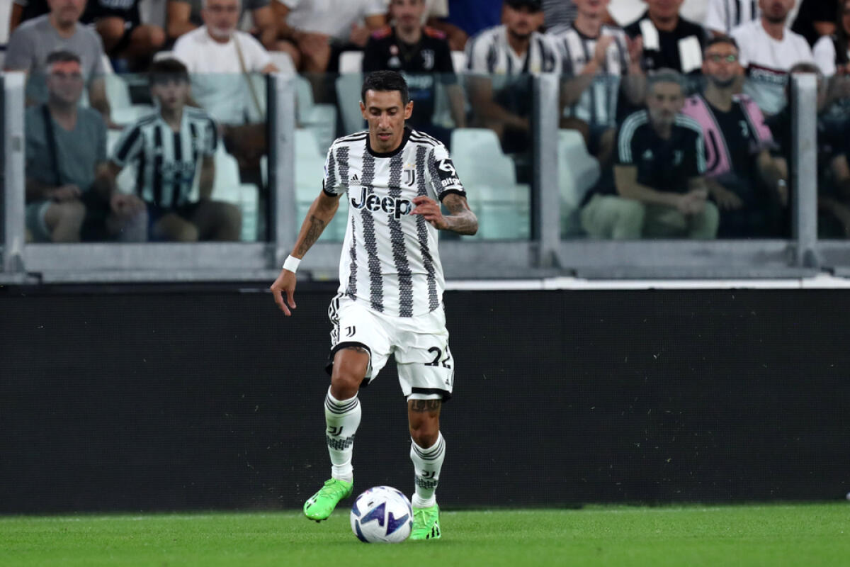 Rinnovi Juventus, le novità su Rabiot e Di Maria - Angel Di Maria of Juventus Fc during the  Serie A match beetween Juventus Fc and Us Sassuolo at Allianz Stadium on August 14, 2022 in Torino, Italy .