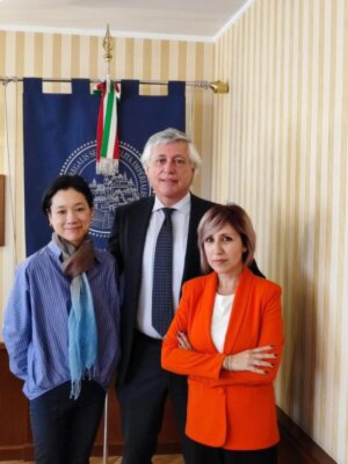 Docente Università giapponese in visita ad Ateneo Foggia - 