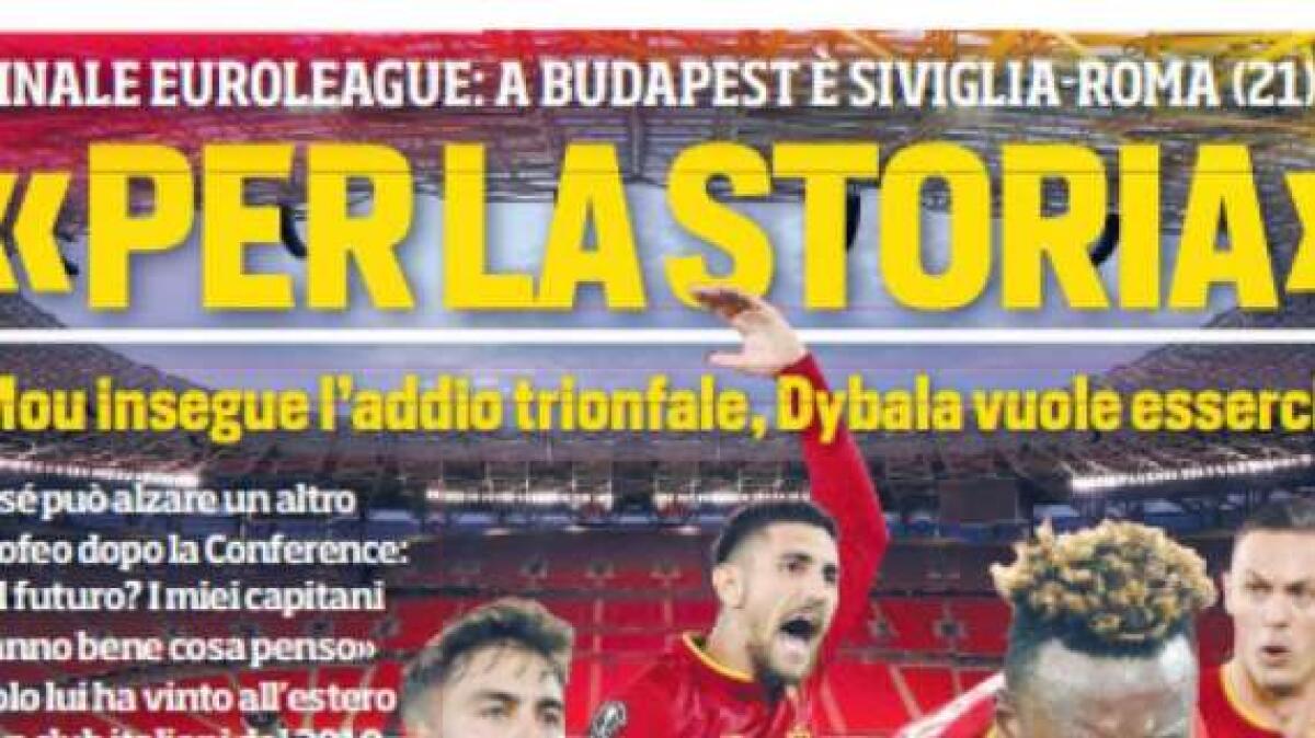 'Per la storia', le prime pagine dei quotidiani - 