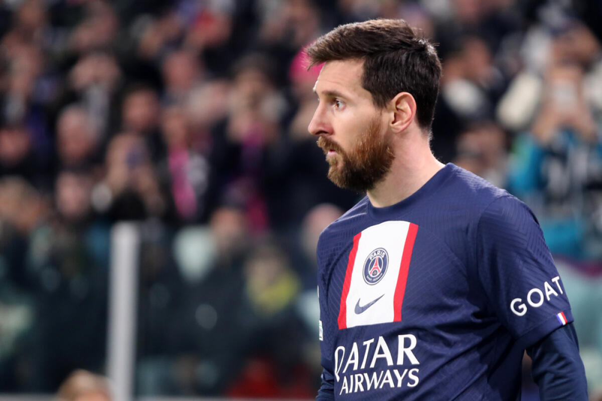 Messi, è addio al Psg! - Lionel Messi of Paris Saint-Germain Fc during the Uefa Champions League Group H match beetween Juventus Fc and Paris Saint-Germain Fc at Allianz Stadium on November 2, 2022 in Turin, Italy .
