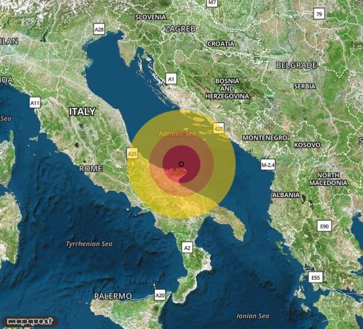 Terremoto di magnitudo 3 al largo del Gargano - 
