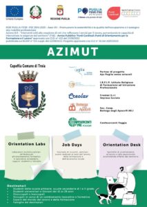 A Troia arriva Orientation Desk, lo sportello per il lavoro e la formazione