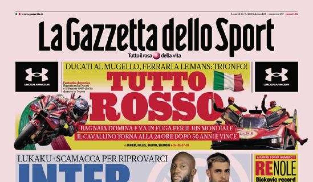 L'Inter non taglia Lukaku, le prime pagine - 