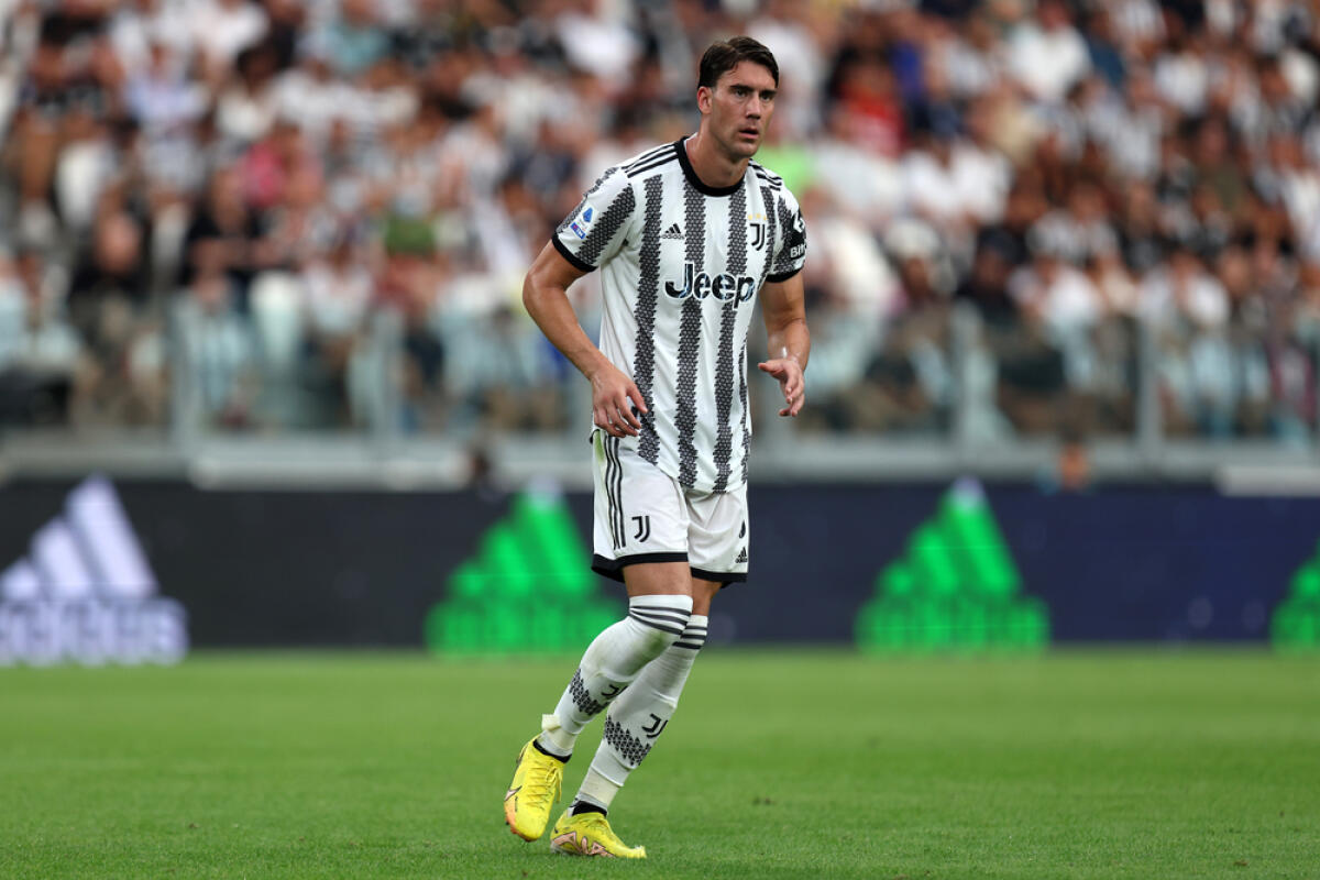 Juventus, è tutto vero: Vlahovic a un passo dall'addio - Dusan Vlahovic of Juventus Fc  during the Serie A match between Juventus Fc and As Roma.