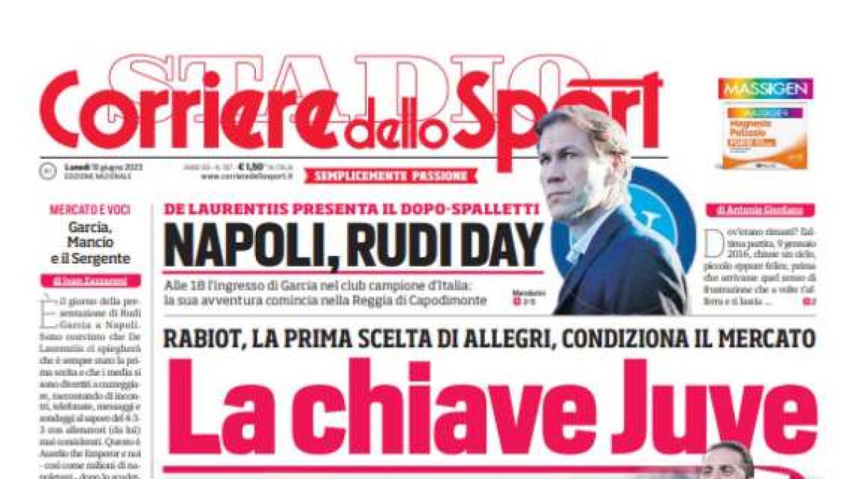 'La chiave Juve', le prime pagine dei giornali - 