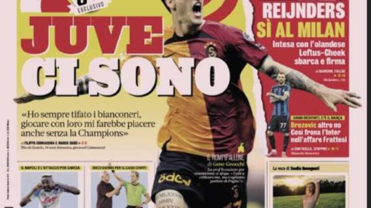 "Zaniolo, Juve ci sono" nelle prime pagine dei giornali - 