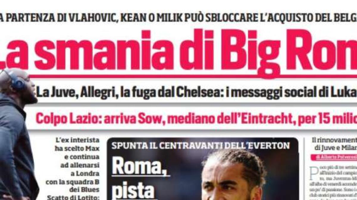 La smania di Big Rom sulle prime pagine dei giornali - 