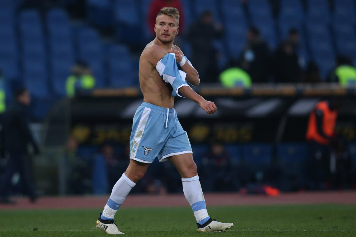Lazio, non solo Castellanos: piace Flemming - 08.01.2017. Stadio Olimpico, Rome, Italy. Serie A football. SS Lazio vs Crotone. Ciro Immobile score the gol and celebrates during the match.