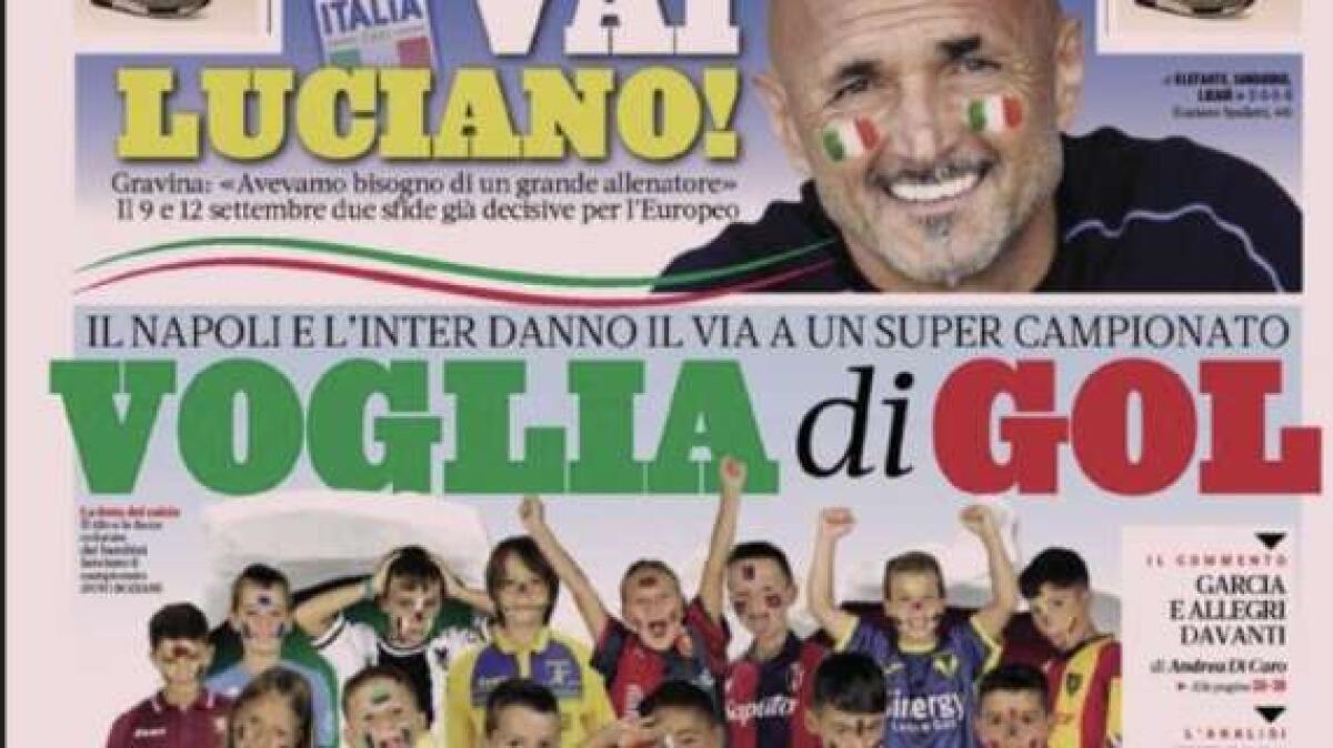 "Voglia di gol", inizia la Serie A: i titoli dei giornali - 