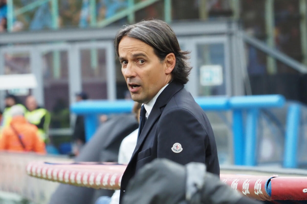 Champions League, i risultati del 20 settembre - Simone Inzaghi coach of Inter, during the match of the Italian Serie A league between Napoli vs Inter final result, Napoli 3, Inter 1, match played at the Diego Armando Maradona stadium.