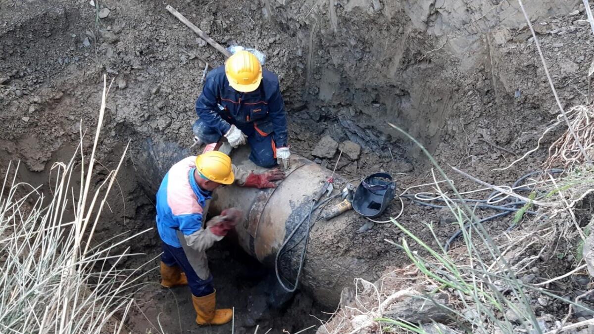 Castelnuovo della Daunia, rotta condotta idrica - 